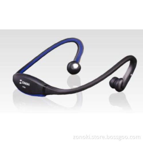 Sport stereo bluetooth headset portable back-hang design